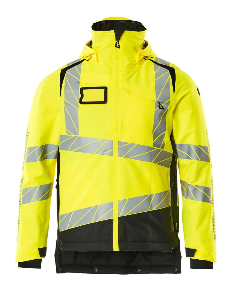 Winterjas - hi-vis geel/zwart