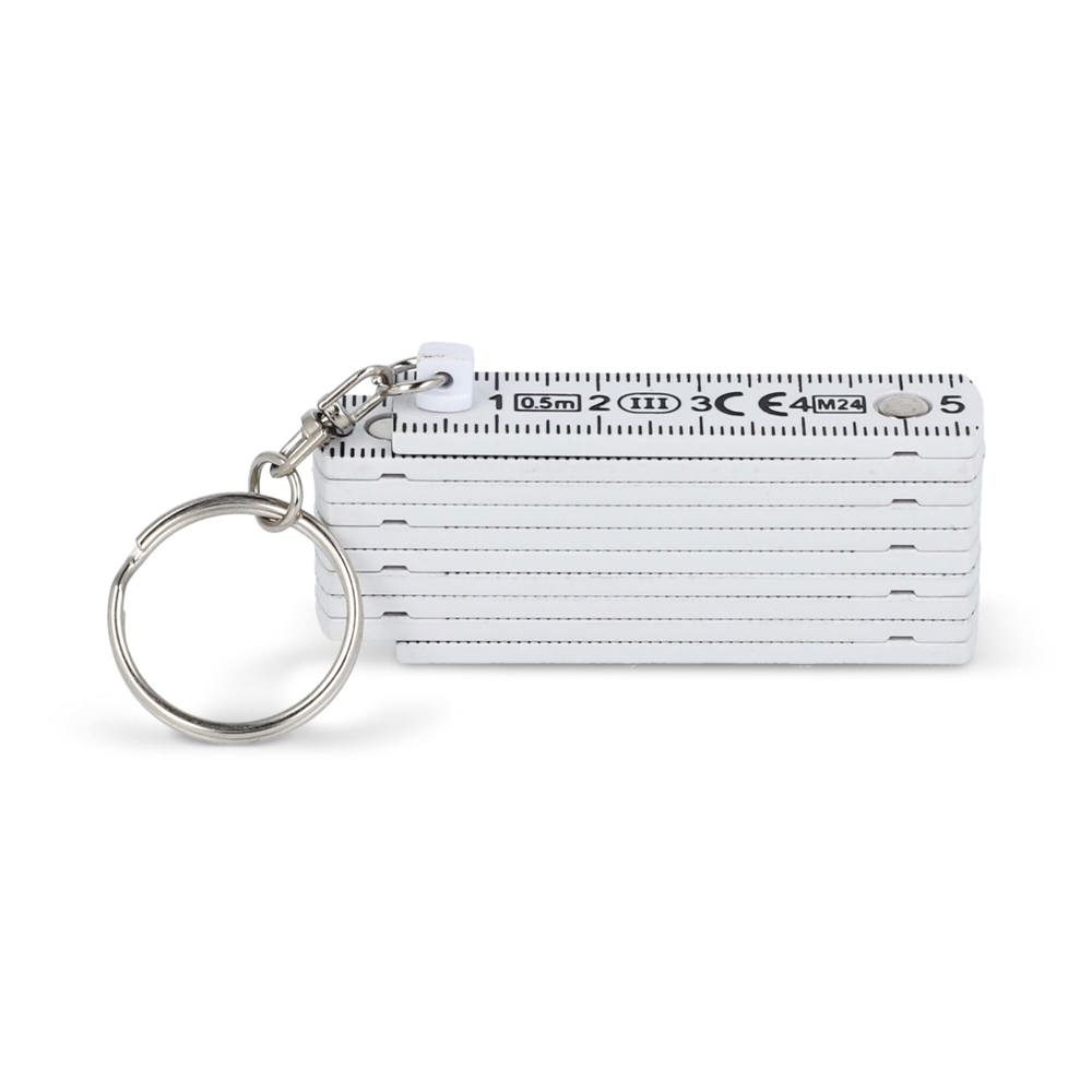 Gekalibreerde duimstok sleutelhanger 0,5m