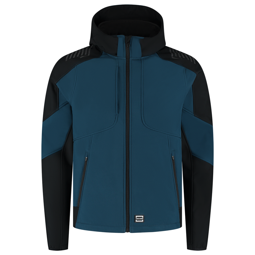 Softshell Capuchon Bicolor Redefined - TealBlack