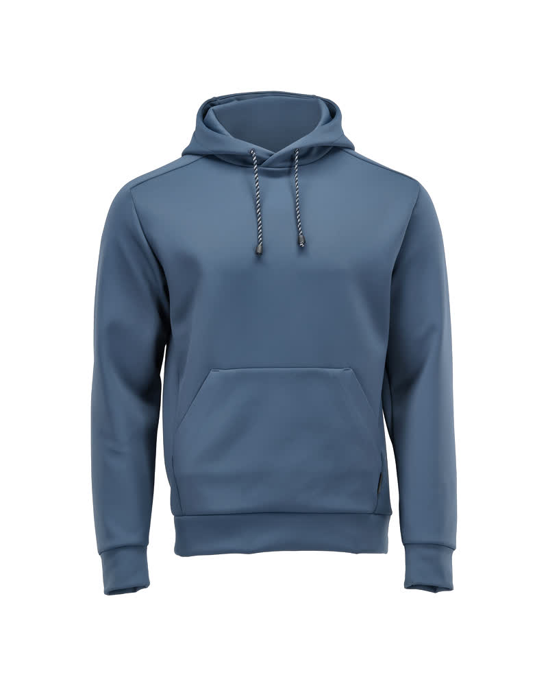 Fleece capuchontrui - steenblauw
