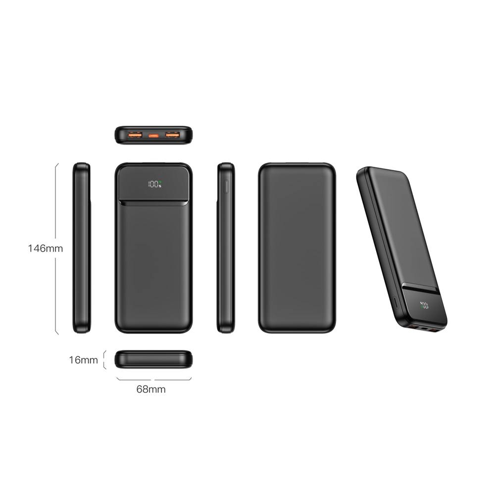 Nolu Powerbank met LED Display 10000 mAh