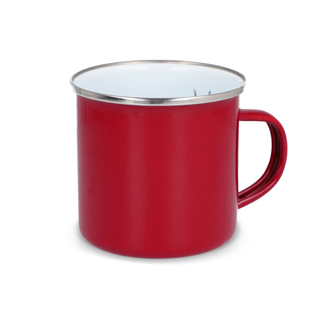 Emaille mok 350ml - Rood