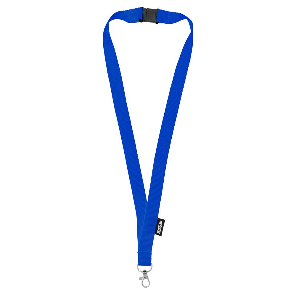 R-PET-lanyard - Blauw