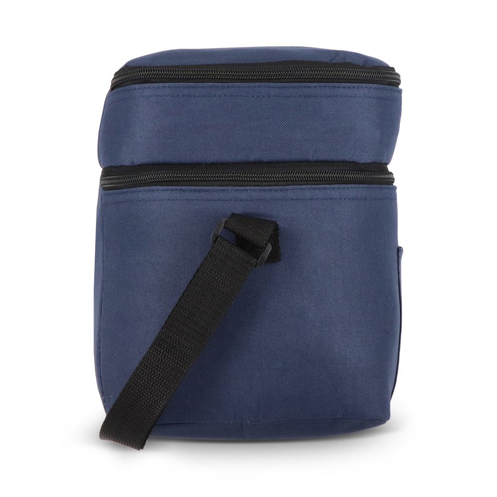 R-PET 600D koeltas met dubbele compartimenten, 30 x 20 x 24 cm, 12L