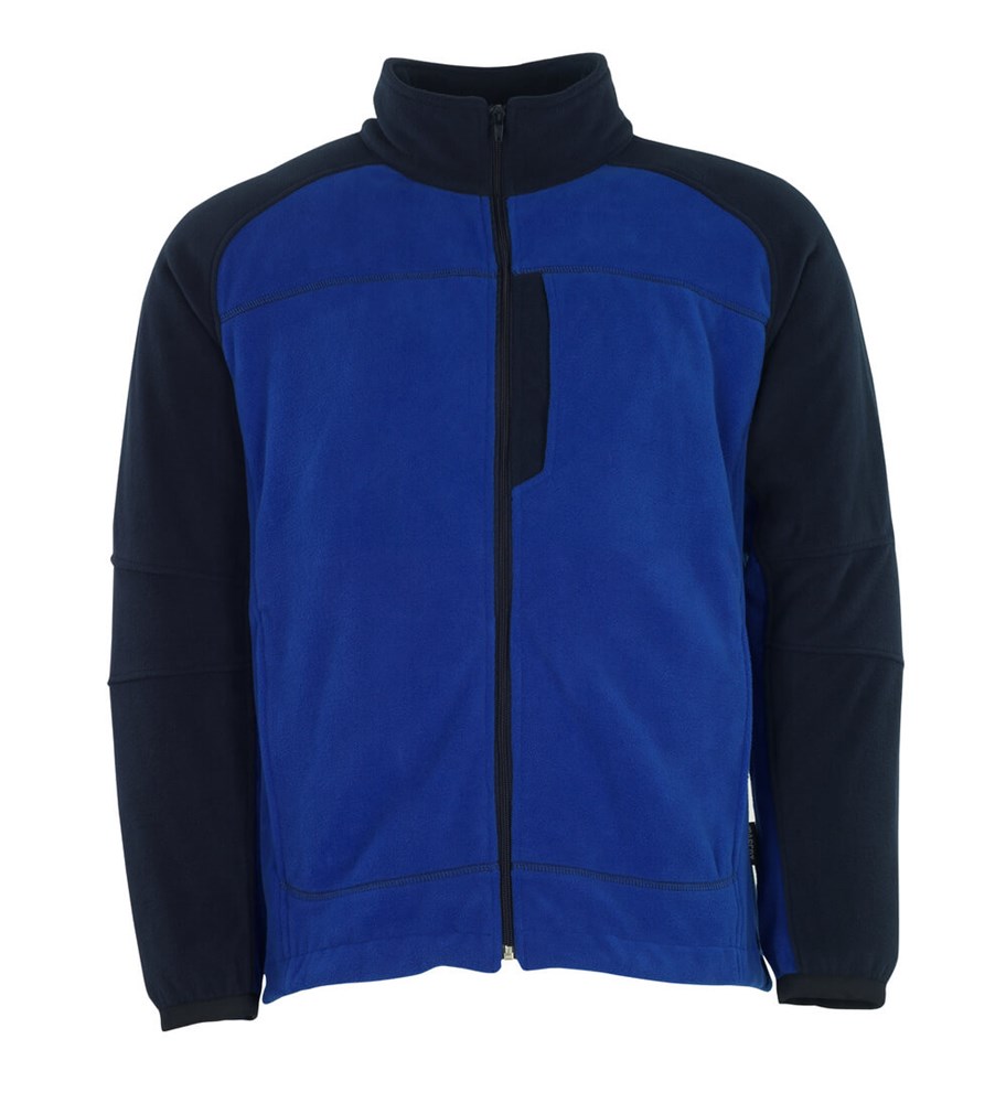Fleece jas - korenblauw/marine