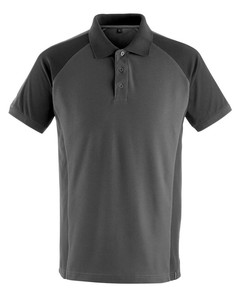 Poloshirt - donkerantraciet/zwart