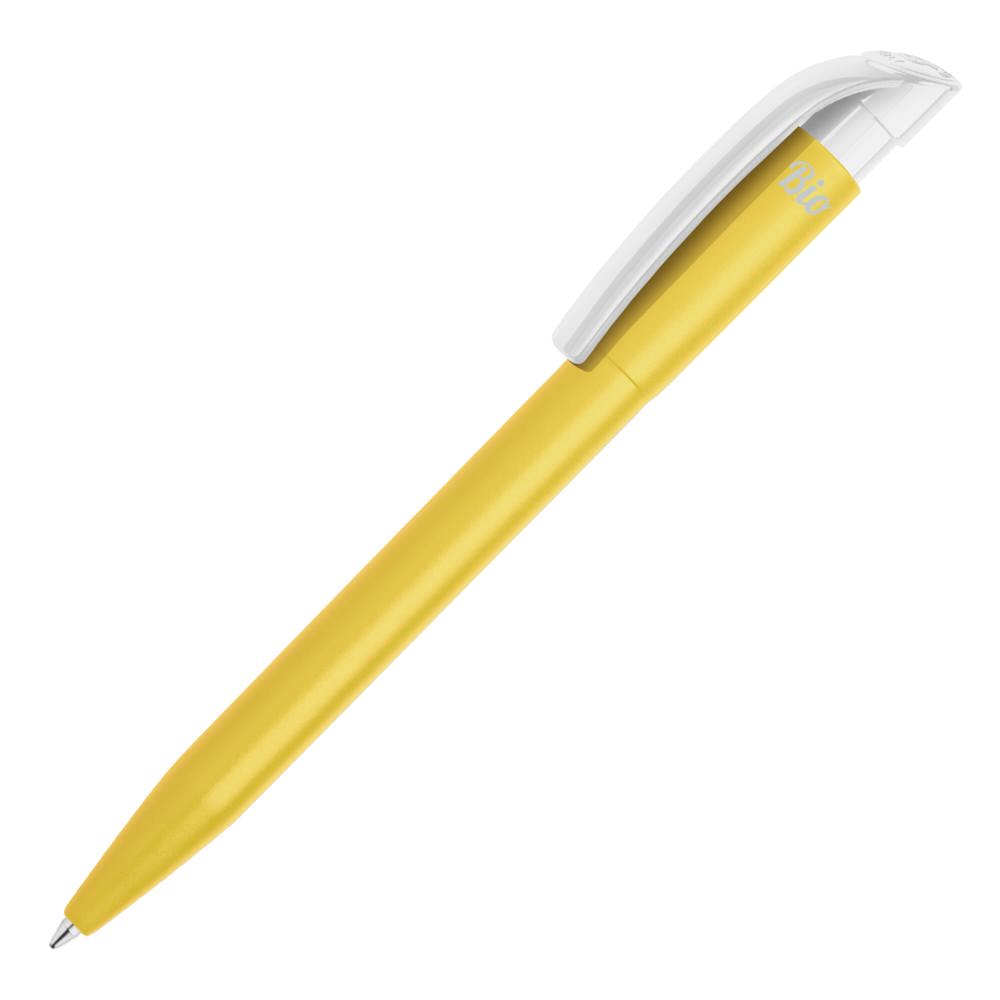 Balpen S45 Bio hardcolour - Geel / Wit