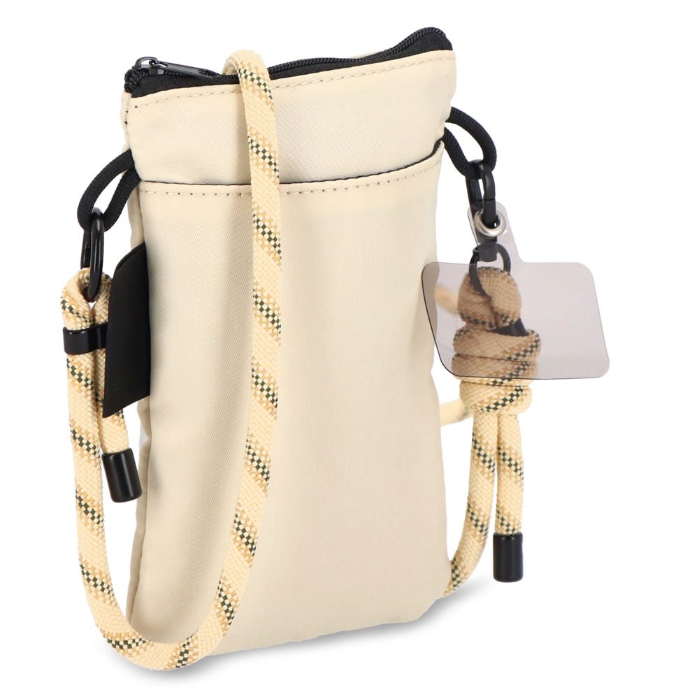 Pocket Everyday Essentials pouch met paracord draagkoord - Beige