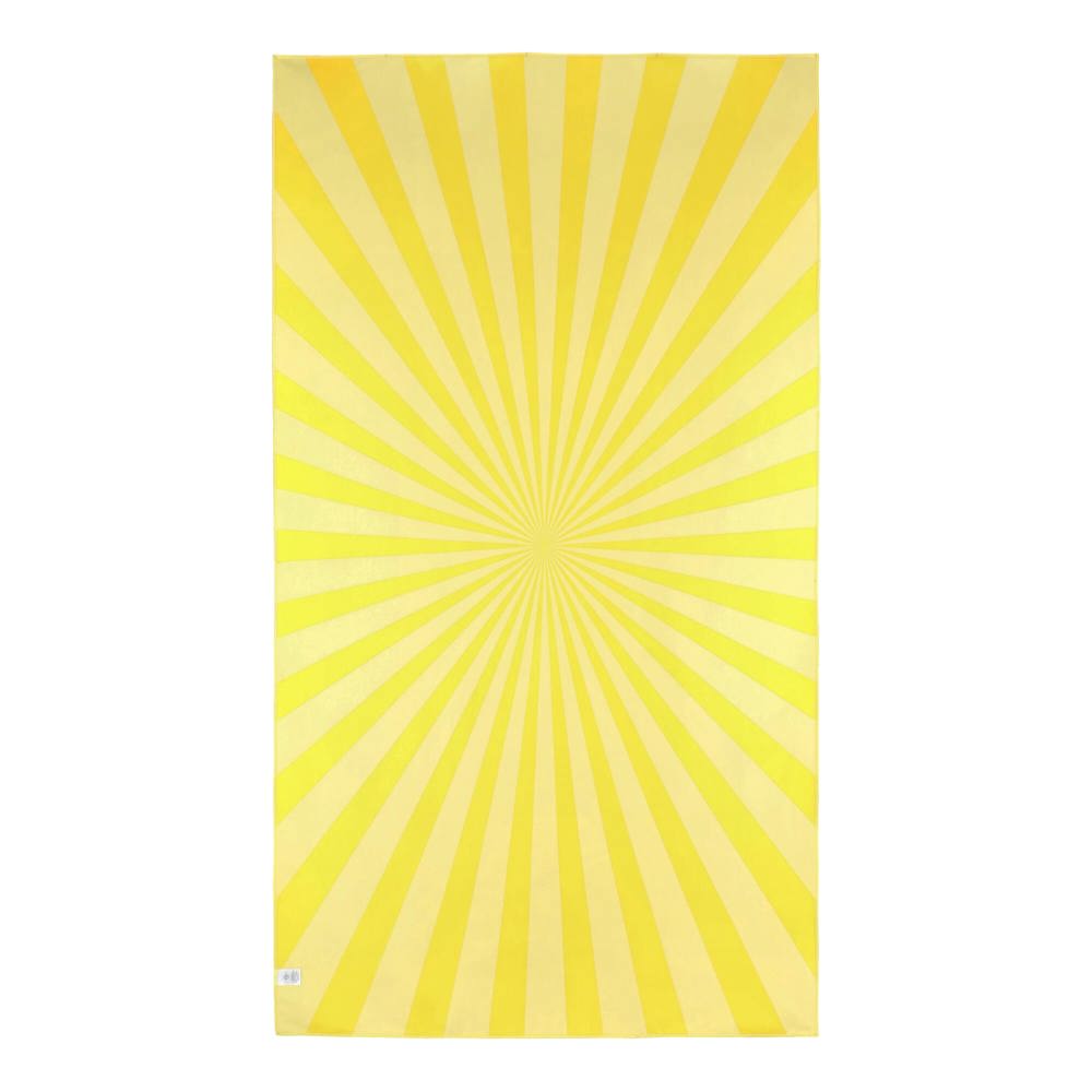 R-PET sneldrogende strandlaken 100x180cm met opbergzak (200g/m²) sublimatie