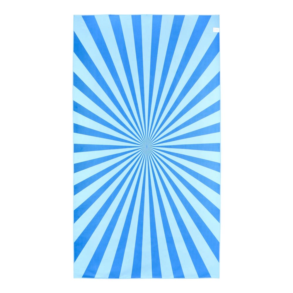R-PET sneldrogende strandlaken 100x180cm met opbergzak (200g/m²) sublimatie