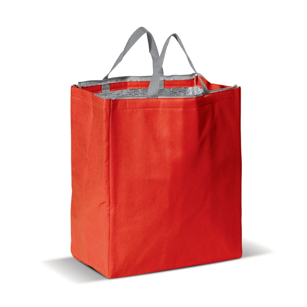 Koeltas non-woven 32.5 x 19.5 x 39 cm, 100 g/m² - Rood