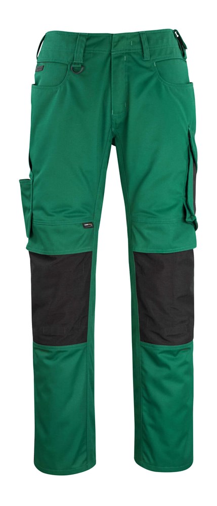 Broek met kniezakken - groen/zwart