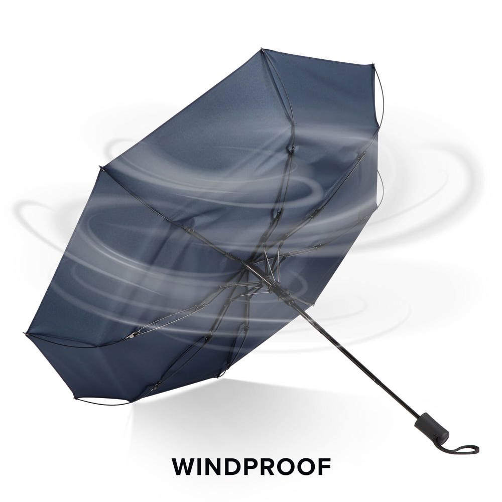 Daintree 190T Pongee 21.5" Opvouwbare winddichte paraplu Auto open