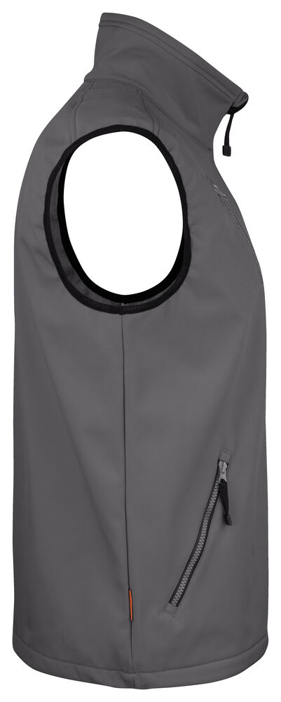 Jobman - 7502 Softshell Vest D.grijs/D. grijs S