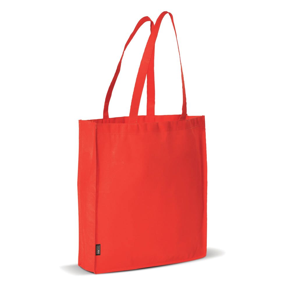 Schoudertas non-woven 75g/m² - Rood