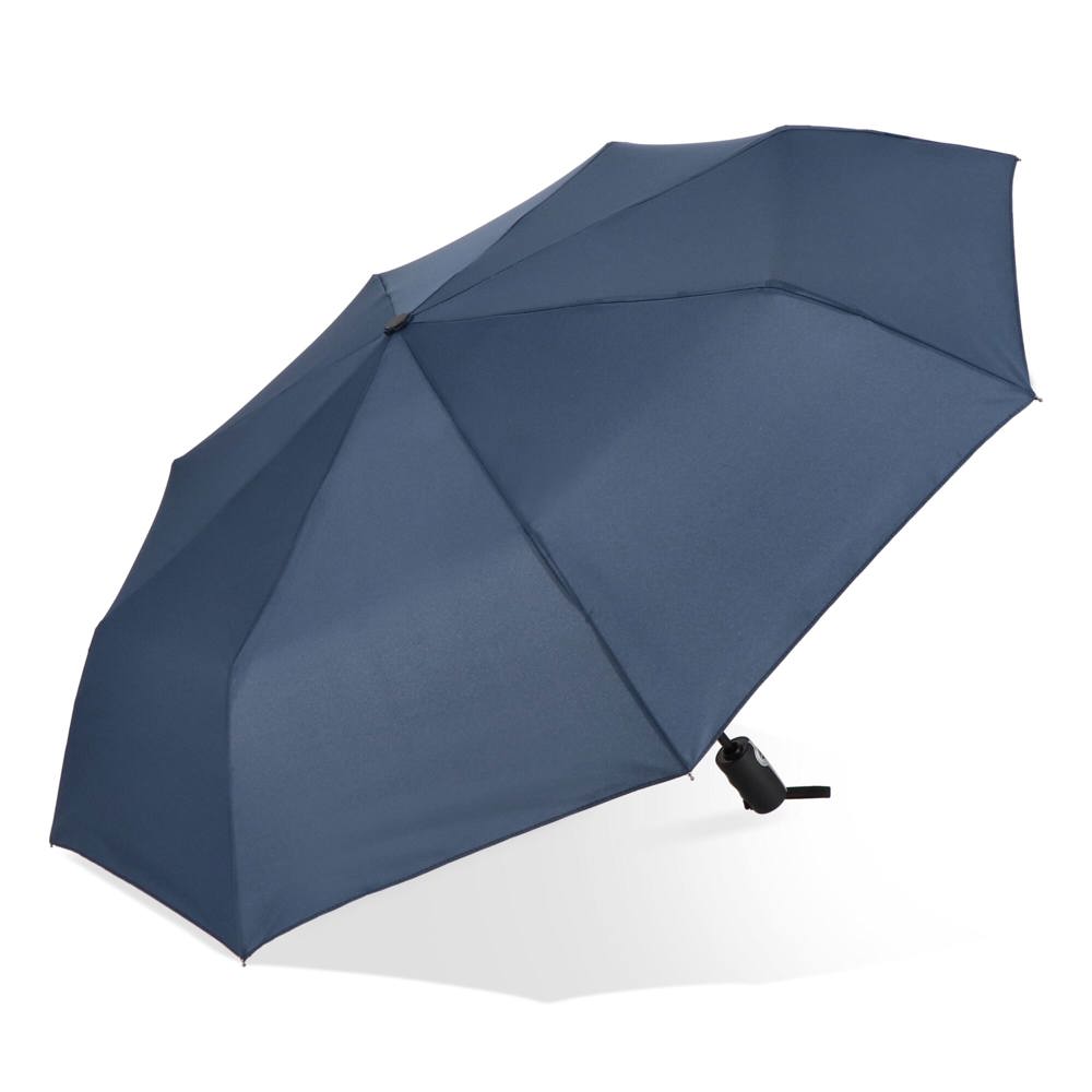 Taman Pongee 21" Opvouwbare winddichte paraplu Auto open &amp; close - Donkerblauw