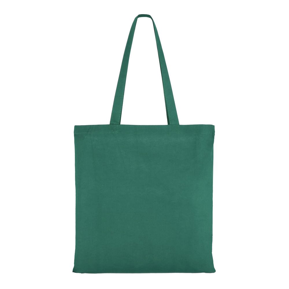 Schoudertas katoen OEKO-TEX® 140g/m² 38x42cm - Donker Groen