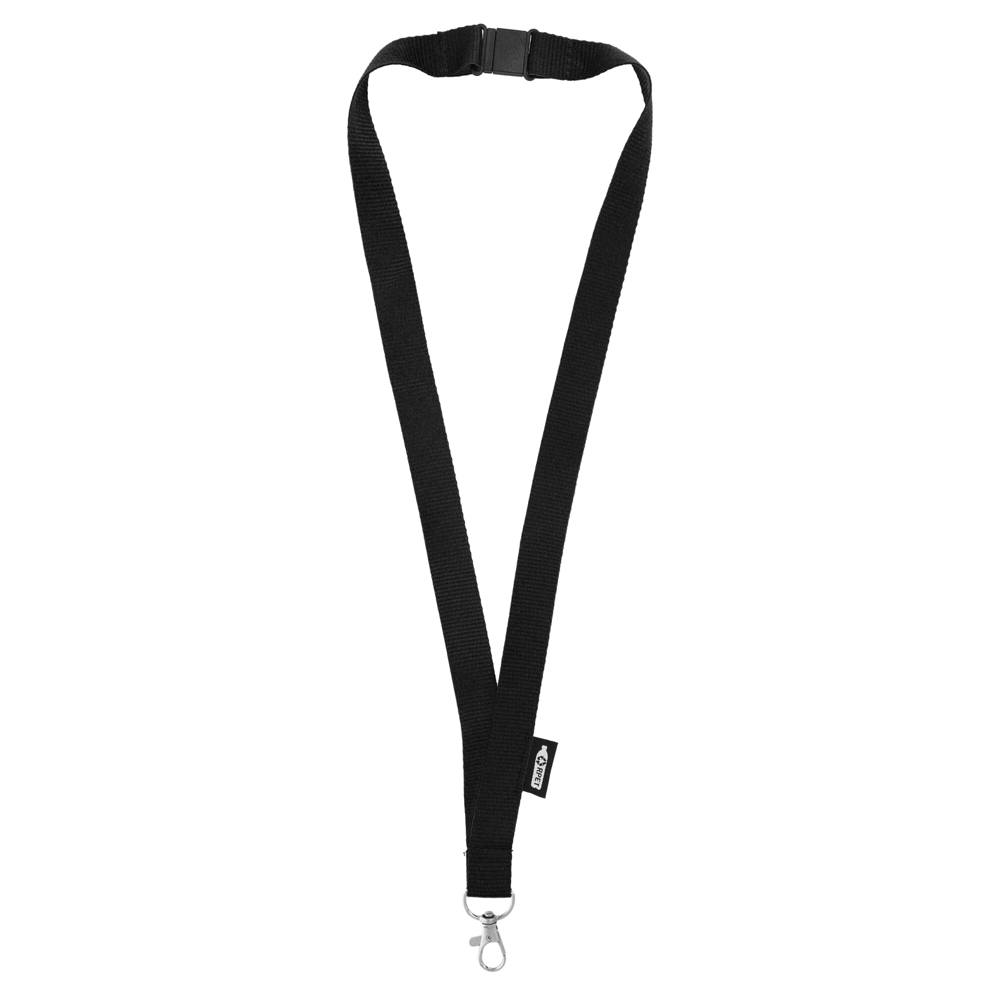 R-PET-lanyard - Zwart