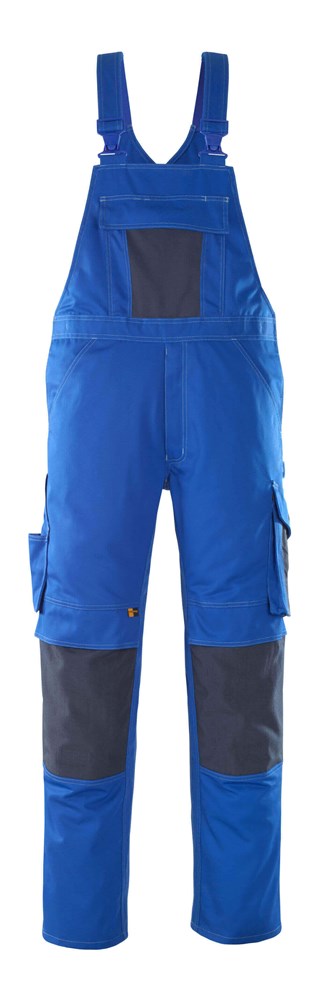 Amerikaanse overall met kniezakken - korenblauw/donkermarine