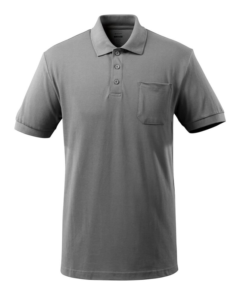 Poloshirt met borstzak - antraciet