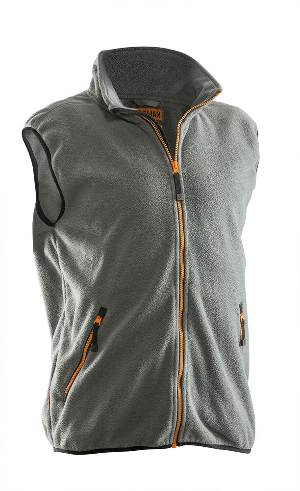 Jobman - 7501 Fleece Vest - donkergrijs