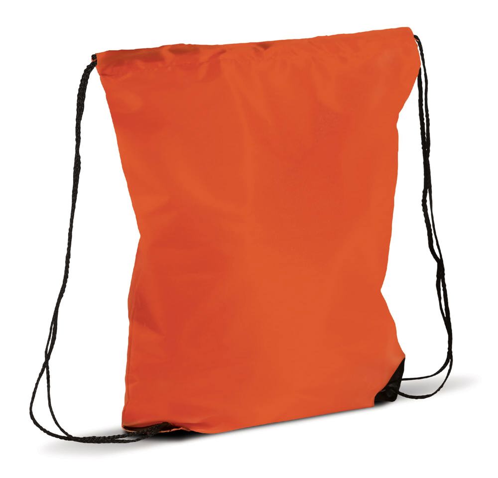 Rugzak met koord 210T RPET - Oranje