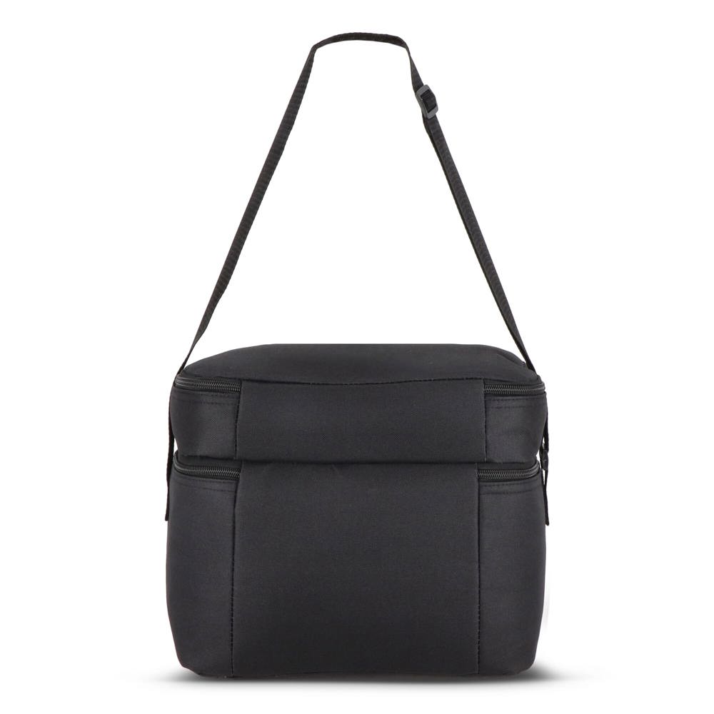 R-PET 600D koeltas met dubbele compartimenten, 30 x 20 x 24 cm, 12L