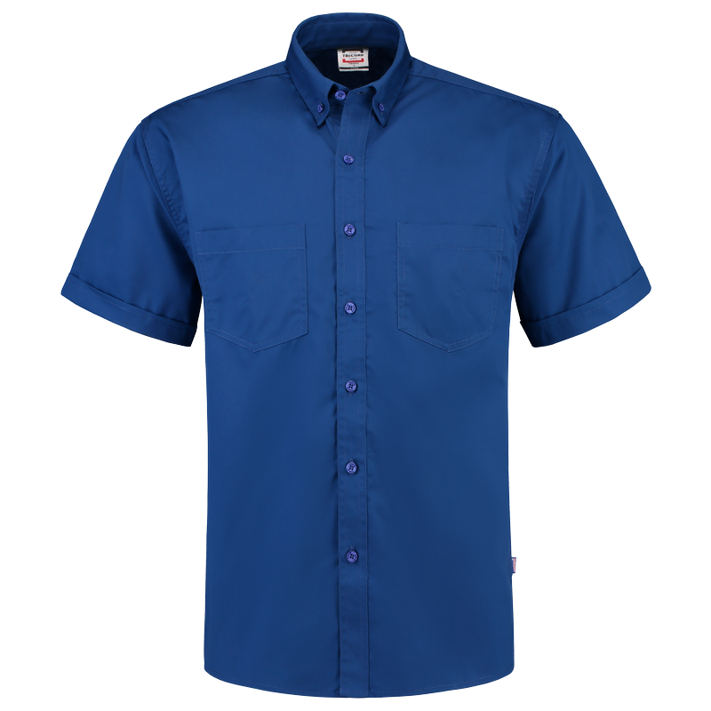 TRICORP Werkhemd Korte Mouw Basis - Royalblue