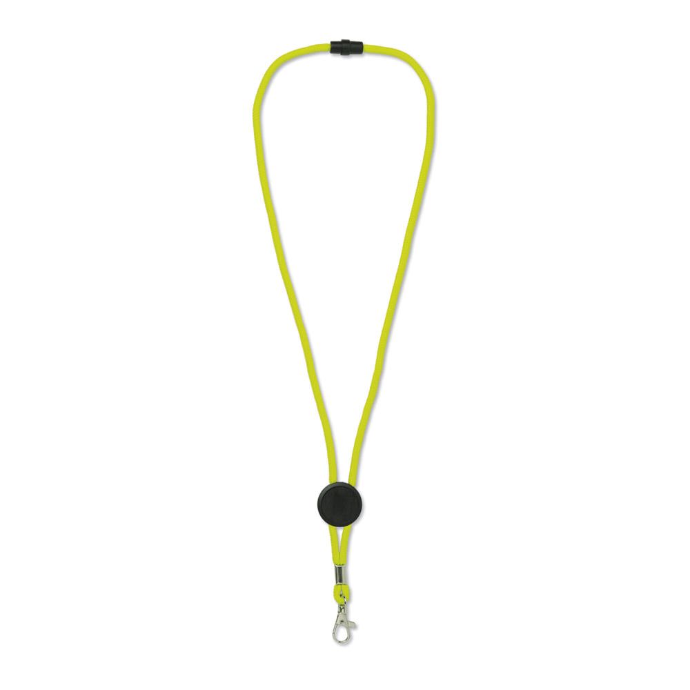 Lanyard paracord - Fluor assorti / Geel