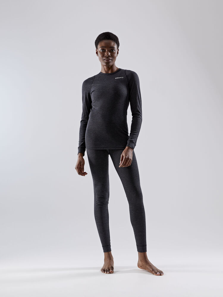 Craft - Wool Merino Set W Black Melange M