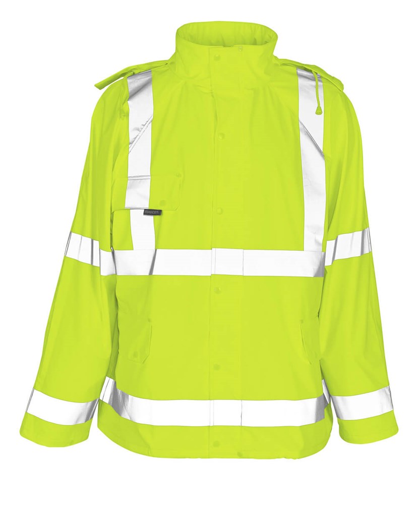 Regenjas - hi-vis geel
