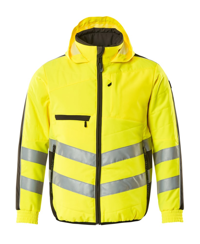 Jas - hi-vis geel/donkerantraciet