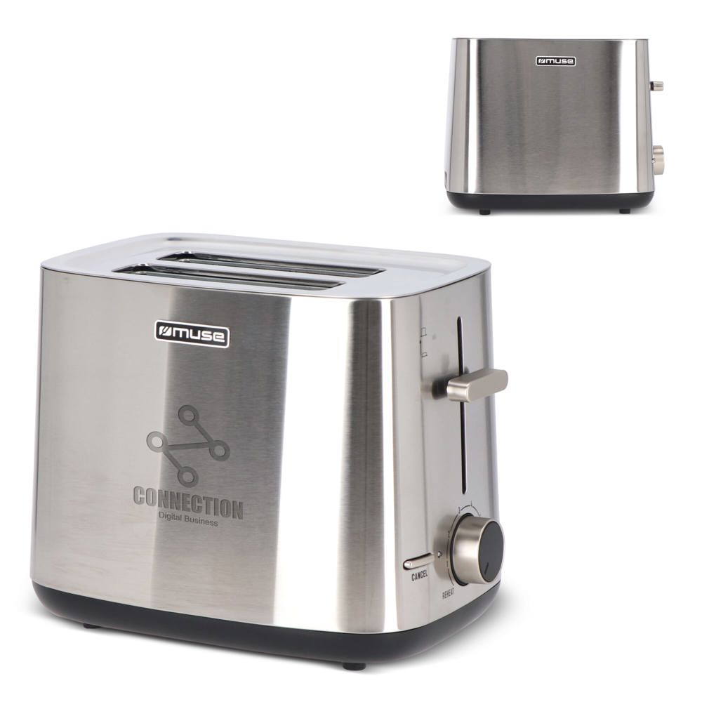 MS-115|Muse Toaster Roestvrij Staal