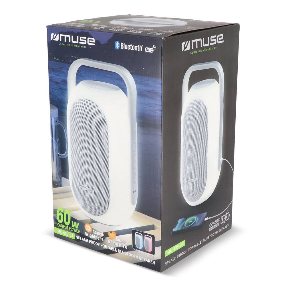 ML-625| Muse Ambient Light Bluetooth Speaker IPX4