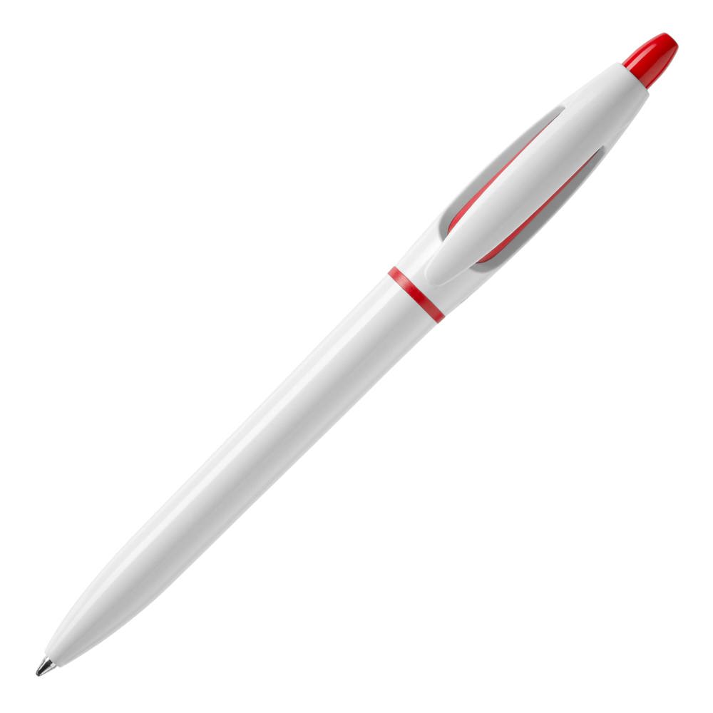 Balpen S! hardcolour - Wit / Rood