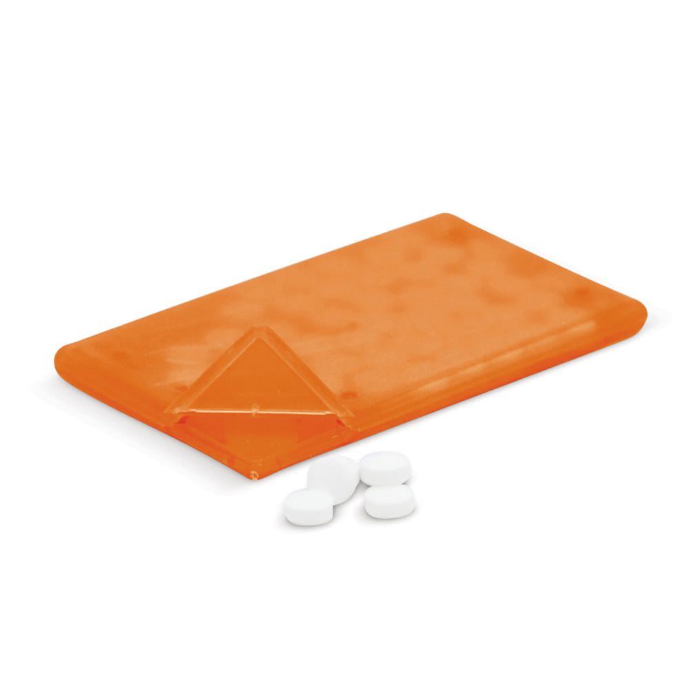 Pepermuntdoos - Ecru / Oranje