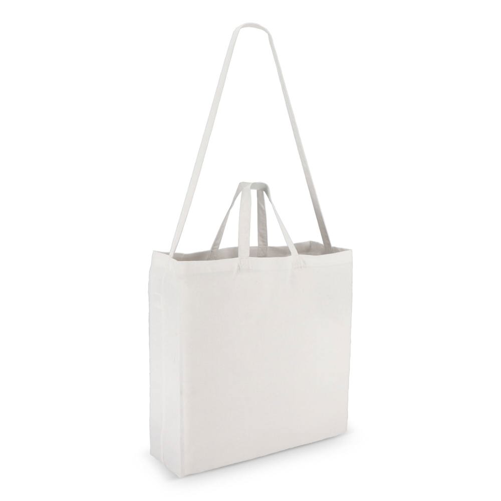 Katoen Tote OEKO-TEX® 40 x 13 x 44cm 220g/m² - Wit