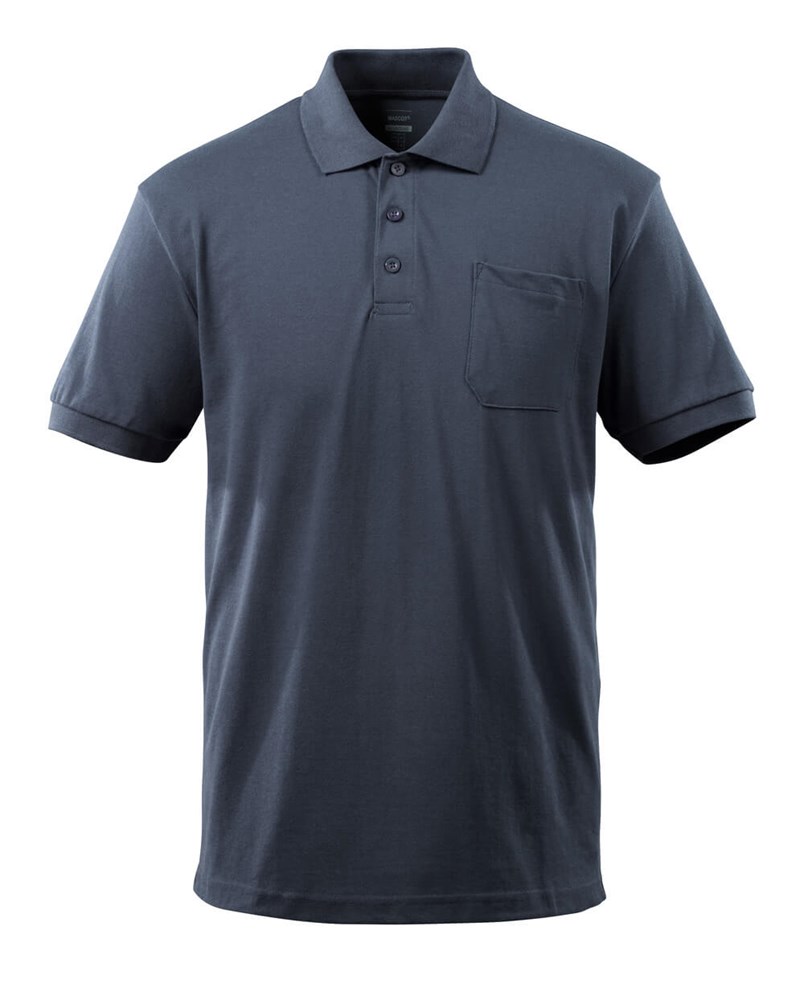 Poloshirt met borstzak - donkermarine