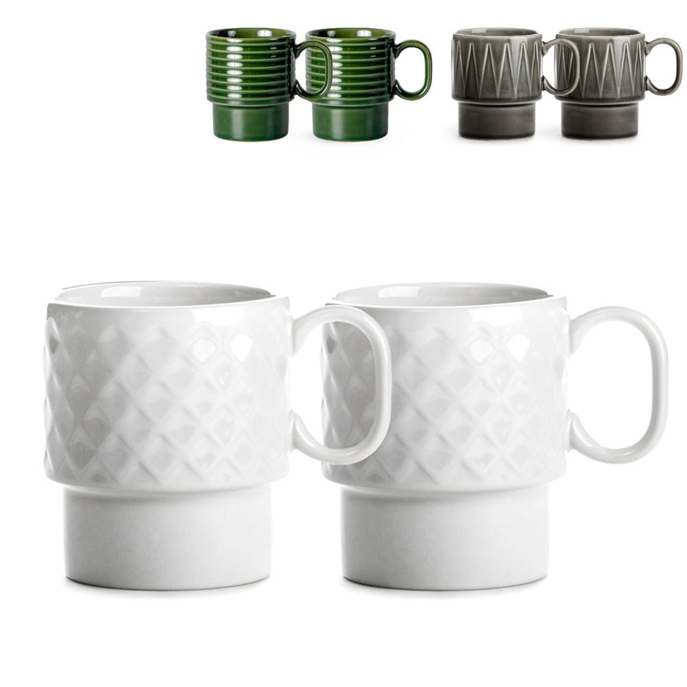Sagaform Coffee &amp; More koffiemok 2 st. 250ml