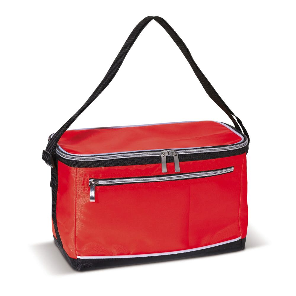 Koeltas met schouderband 30.5 x 17 x 19 cm - Rood