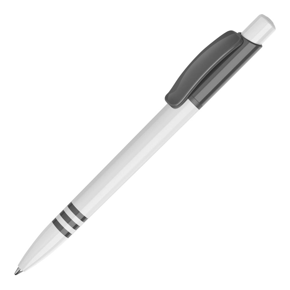Balpen Tropic hardcolour - Wit / Grijs