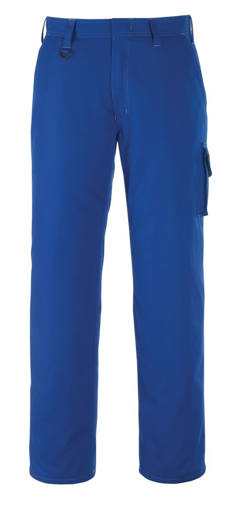 Broek met dijbeenzakken - korenblauw