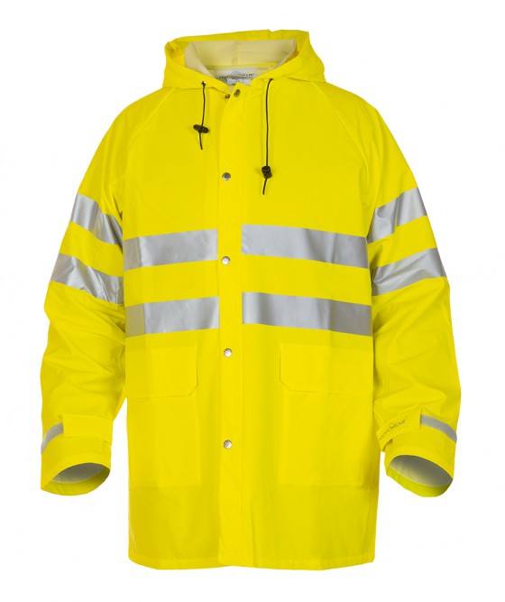 Hydrowear regenjas Valencia - Fluor Geel