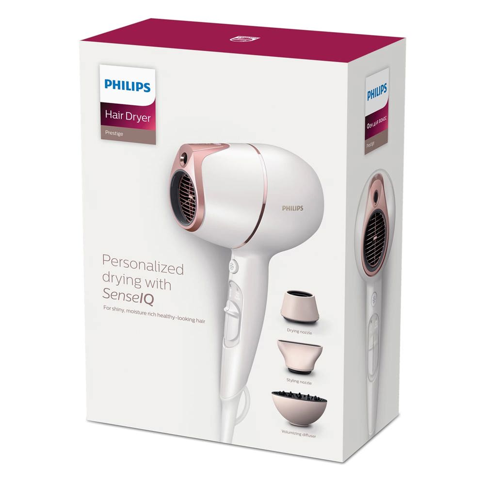 BHD628|Philips SenseIQ haardroger met diffuser