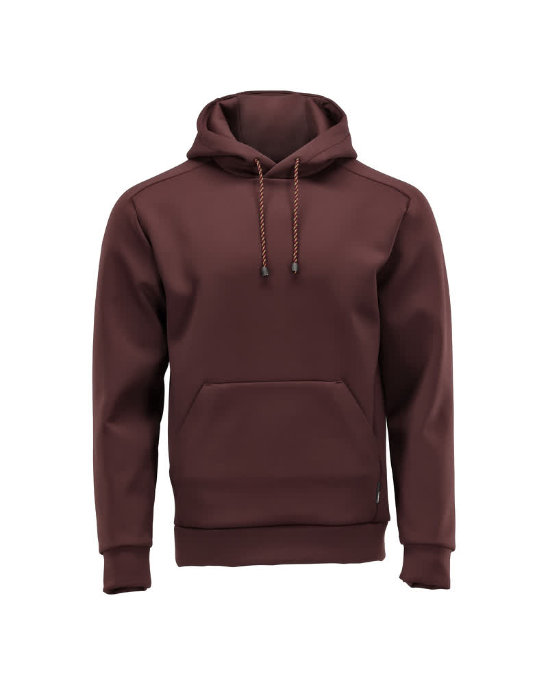 Fleece capuchontrui - Bordeaux