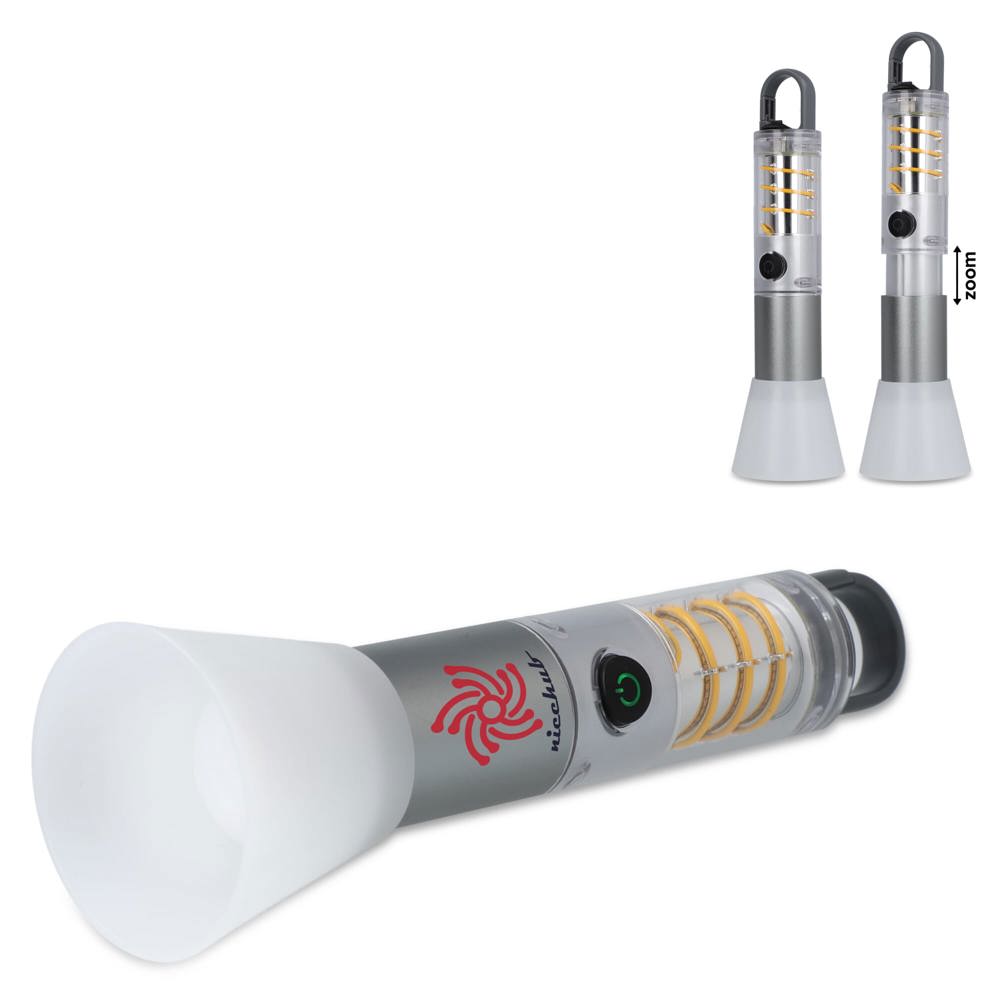 Multifunctionele zaklamp van gerecycled materiaal