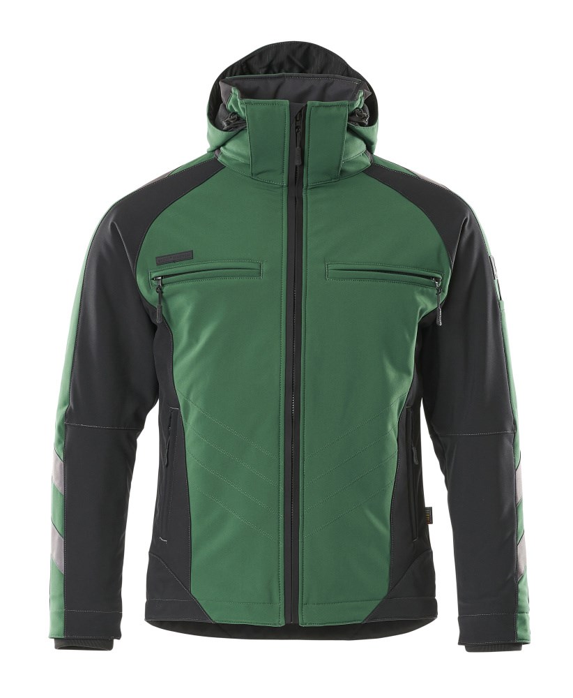 Winterjas - groen/zwart