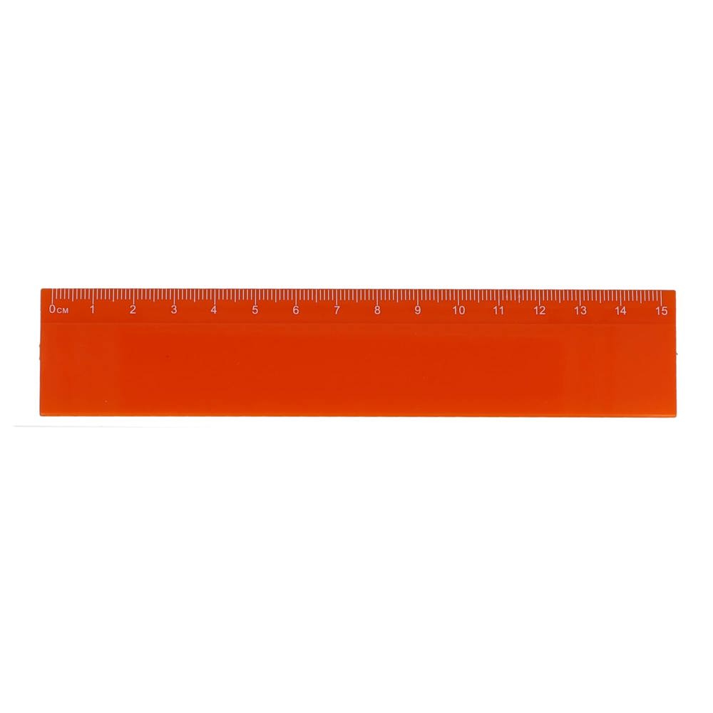 Liniaal 15cm - Oranje