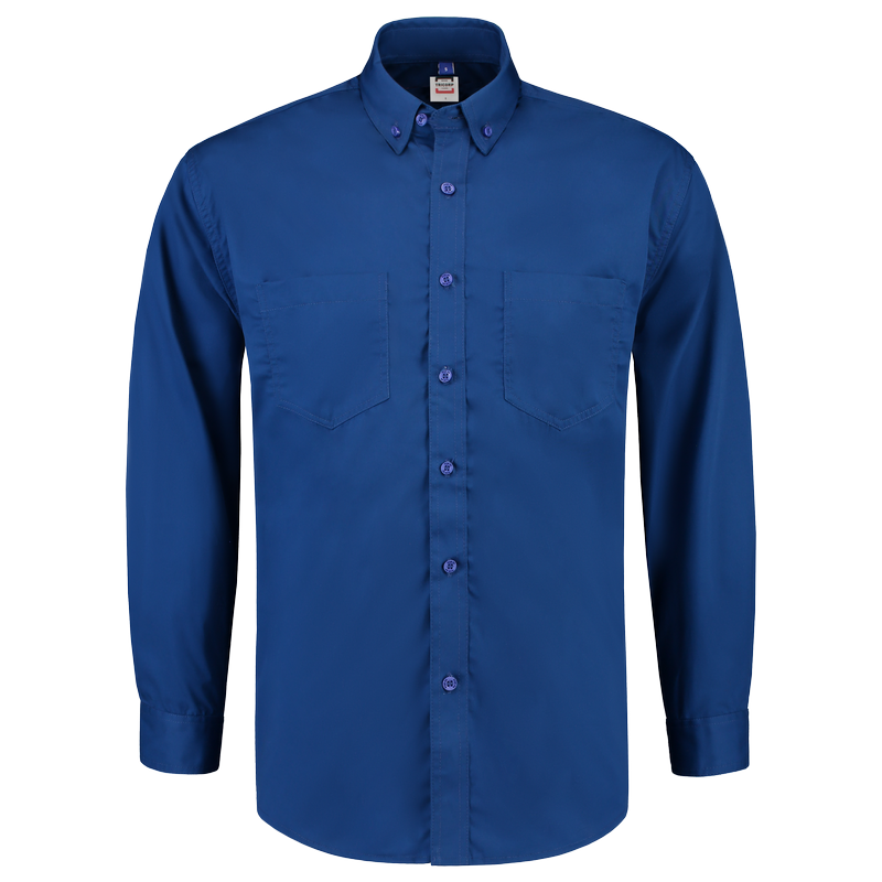 TRICORP Werkhemd Lange Mouw Basis - Royalblue
