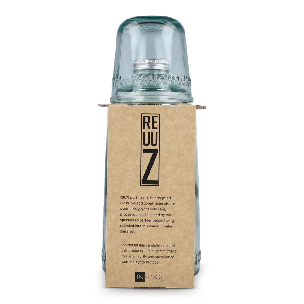InSideOut Recycled Glass Drinking Set ReuuZ 1L